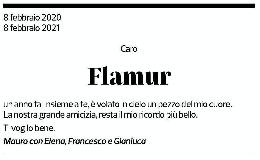 Annuncio funebre Flamur Krasniqui