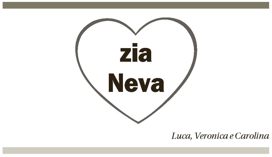 Annuncio funebre Neva Fontana
