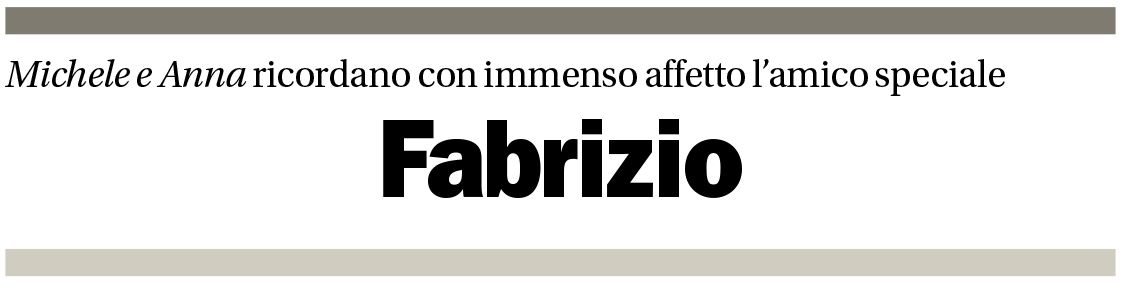 Annuncio funebre Fabrizio Baccanelli