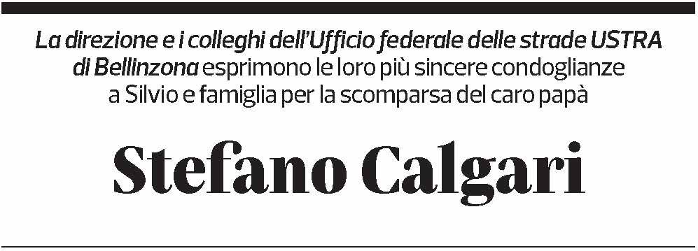Annuncio funebre Stefano Calgari