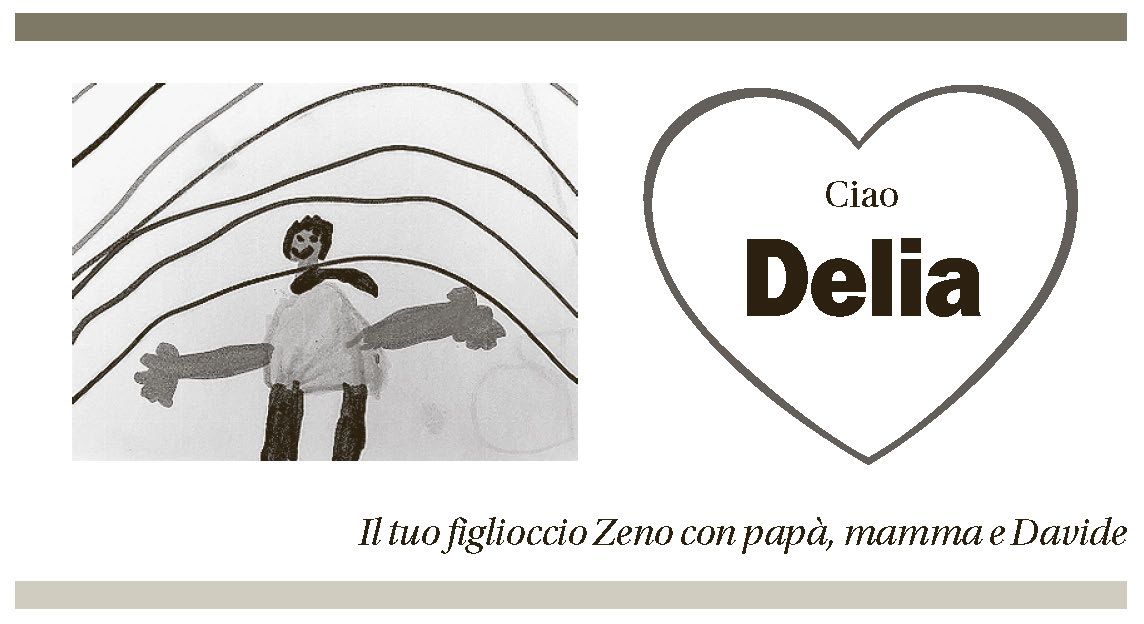 Annuncio funebre Delia Simon-vermot