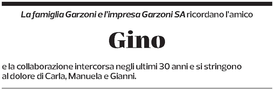 Annuncio funebre Gino Boffa