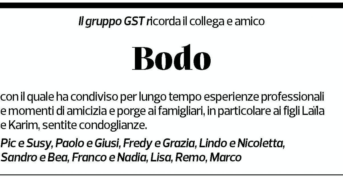 Annuncio funebre Bodo Douglas Von Alvensleben