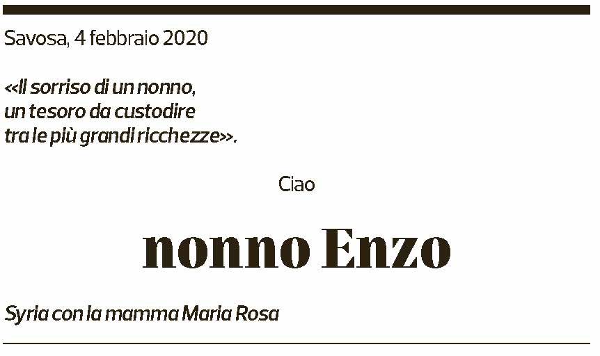 Annuncio funebre Enzo Carnio
