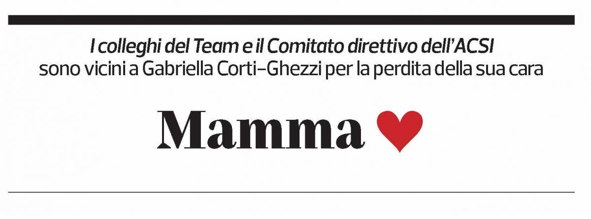 Annuncio funebre Mamma 