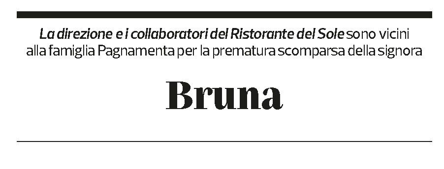 Annuncio funebre Bruna Pagnamenta