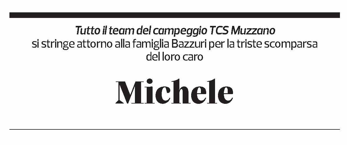 Annuncio funebre Michele Bazzuri