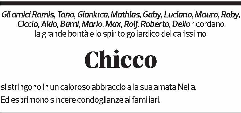 Annuncio funebre Enrico Frigerio