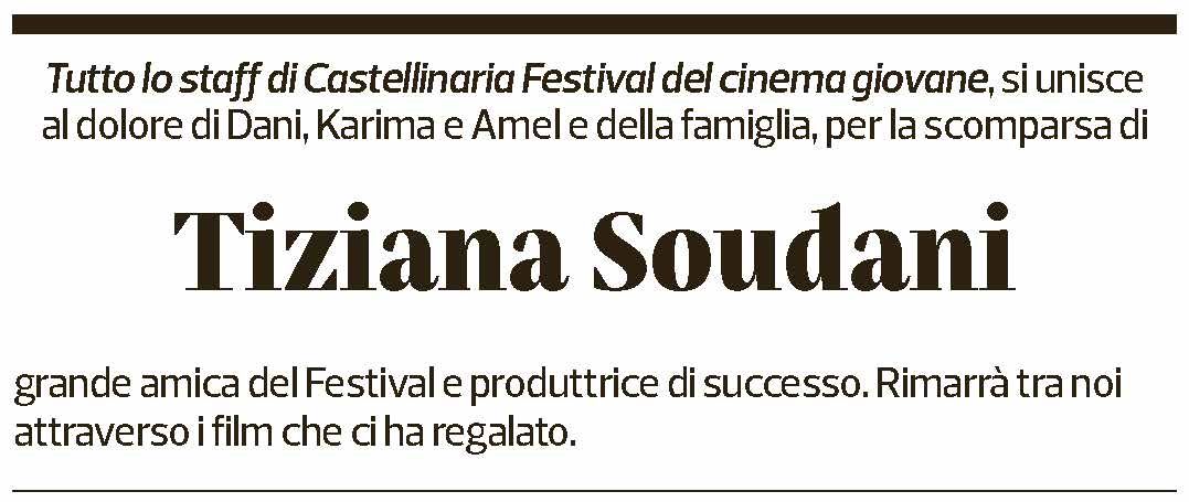 Annuncio funebre Tiziana Soudani