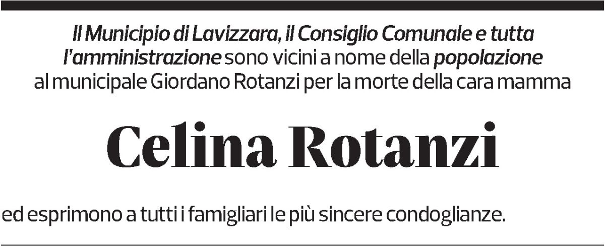 Annuncio funebre Celina Rotanzi