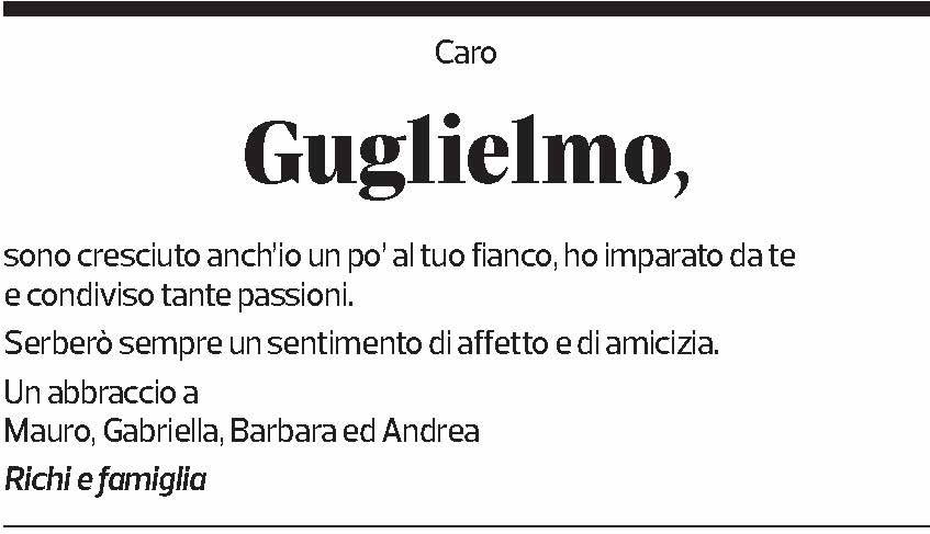Annuncio funebre Guglielmo Matternini