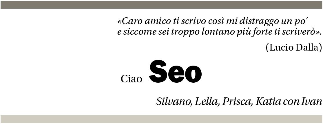 Annuncio funebre Seo 