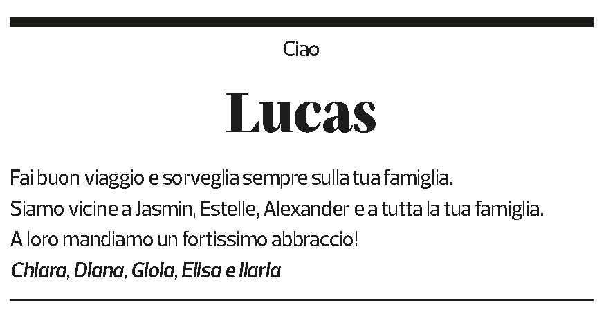 Annuncio funebre Lucas Portmann