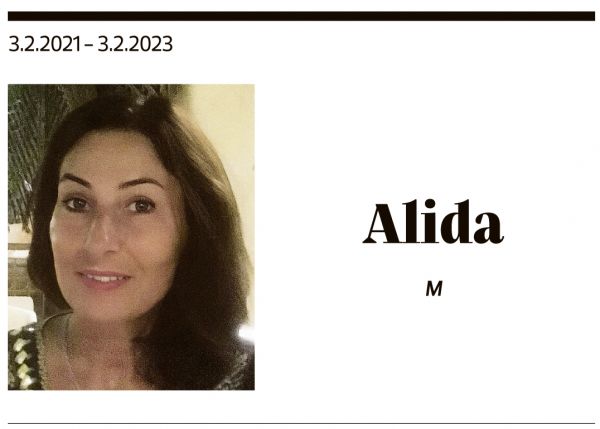 Annuncio funebre Alida 