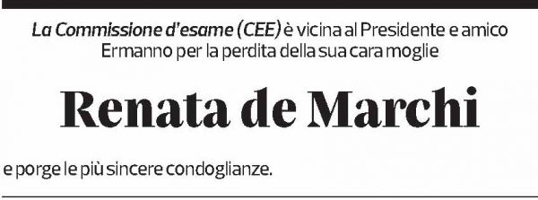 Annuncio funebre Renata De Marchi-anex