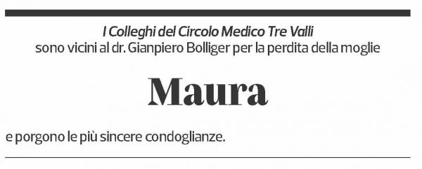 Annuncio funebre Maura 