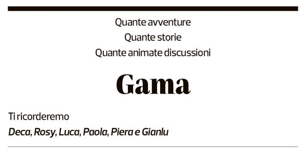 Annuncio funebre Maria Grazia Galli