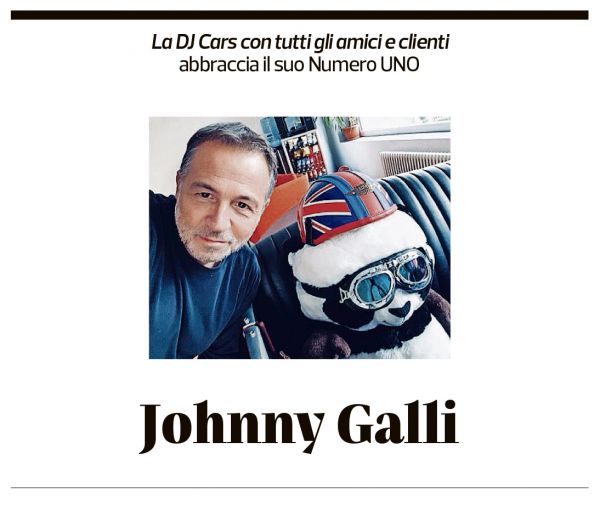 Annuncio funebre Johnny Galli