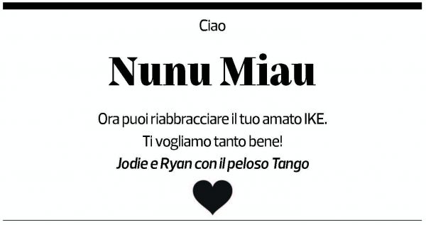 Annuncio funebre Mauro Geninazza
