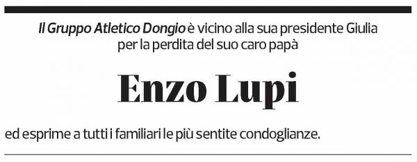Annuncio funebre Enzo Lupi