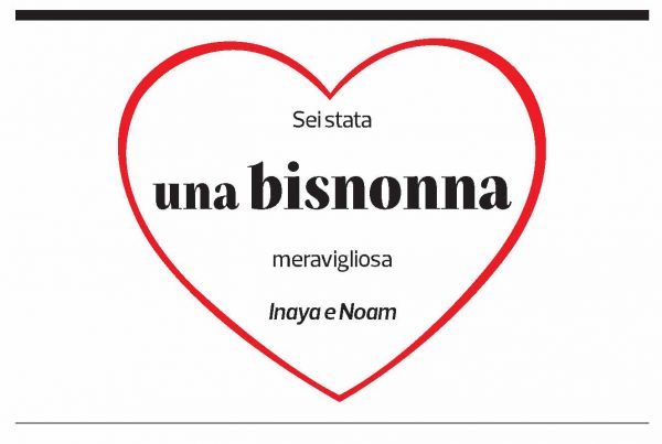 Annuncio funebre Marisa Boffi