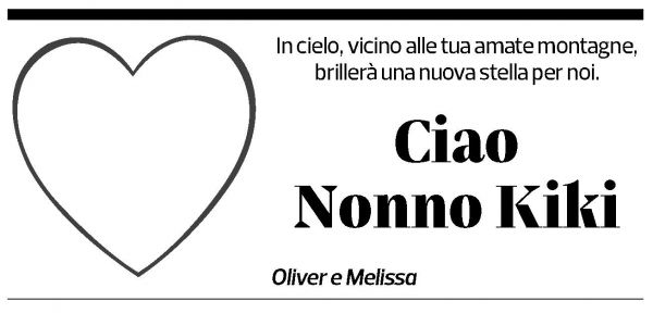 Annuncio funebre Flavio Vabanesi