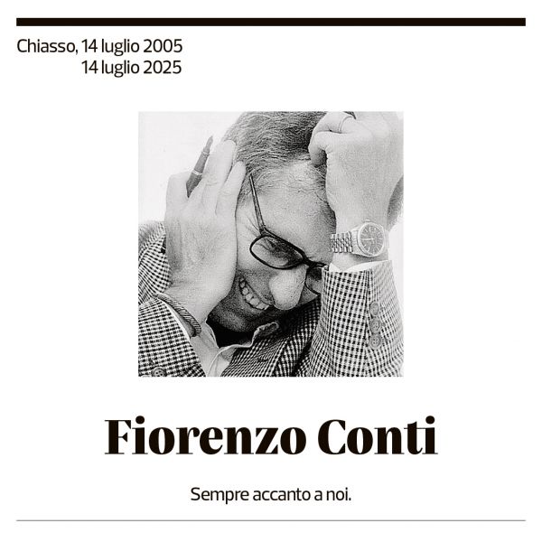 Annuncio funebre Fiorenzo Conti