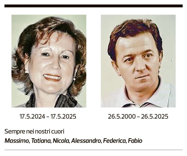 Annuncio funebre Rina E Walter Canova