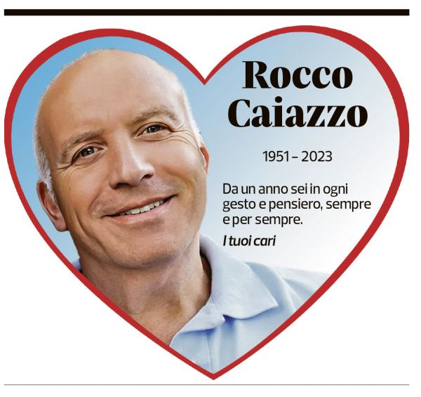 Annuncio funebre Rocco Caiazzo