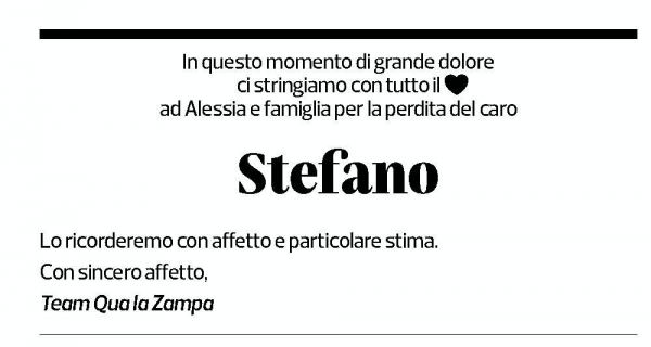 Annuncio funebre Stefano Termini