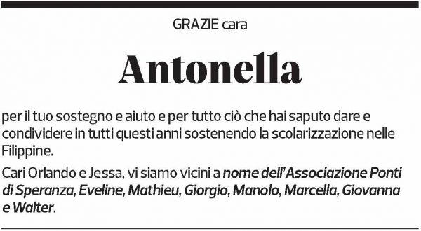Annuncio funebre Antonella Ferrari Gnosca