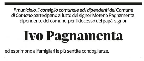 Annuncio funebre Ivo Pagnamenta