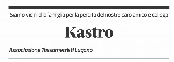 Annuncio funebre Kastro 