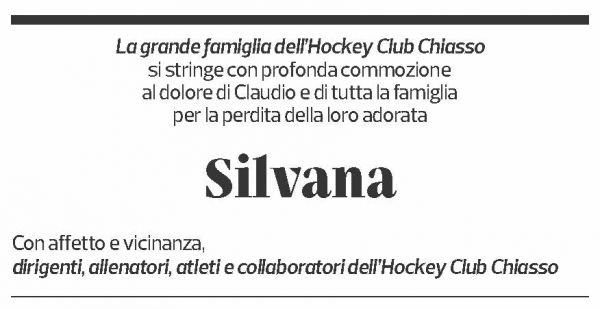 Annuncio funebre Silvana Galfetti