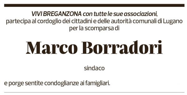 Annuncio funebre Marco Borradori