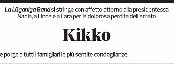 Annuncio funebre Luigi Scandella