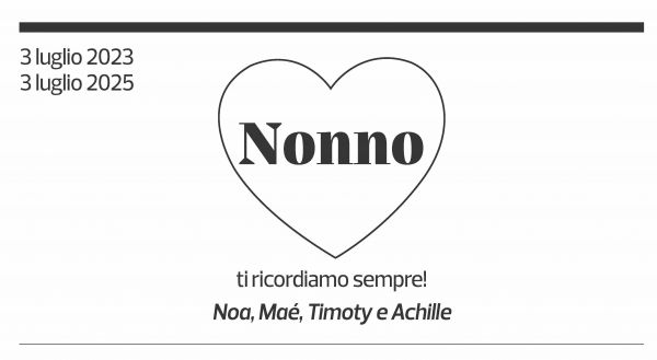 Annuncio funebre Edy 