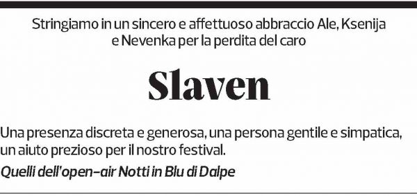 Annuncio funebre Slaven Pustaj