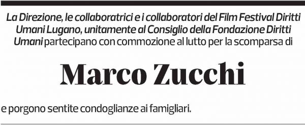 Annuncio funebre Marco Zucchi