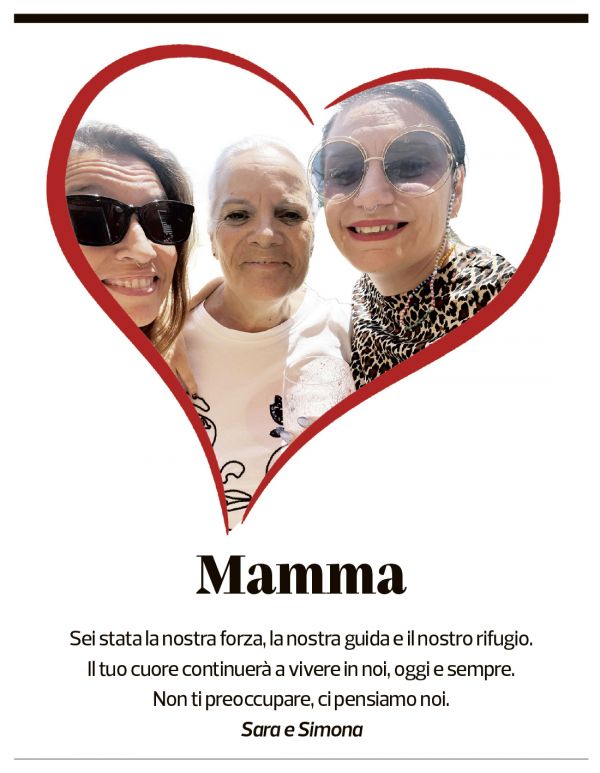 Annuncio funebre Maria Rosa Carrino Stapane