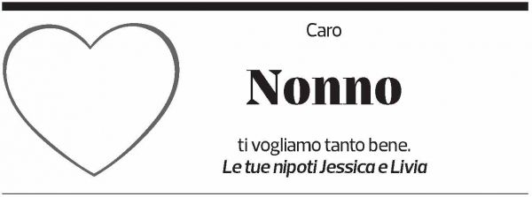 Annuncio funebre Edoardo Tondolo