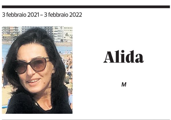 Annuncio funebre Alida 