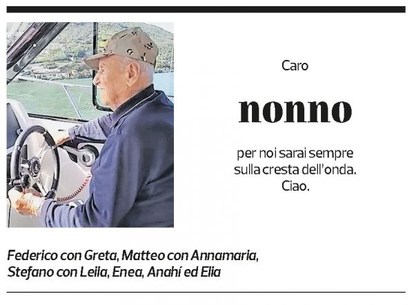 Annuncio funebre Giorgio Raimondi