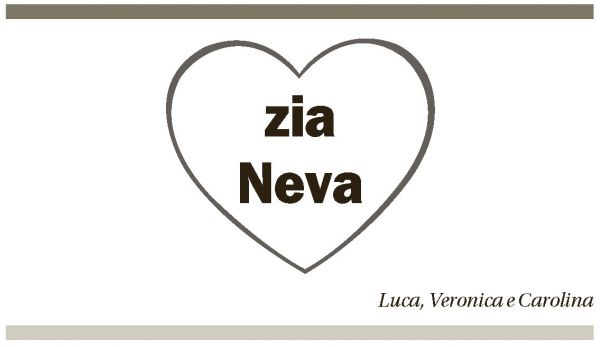 Annuncio funebre Neva Fontana