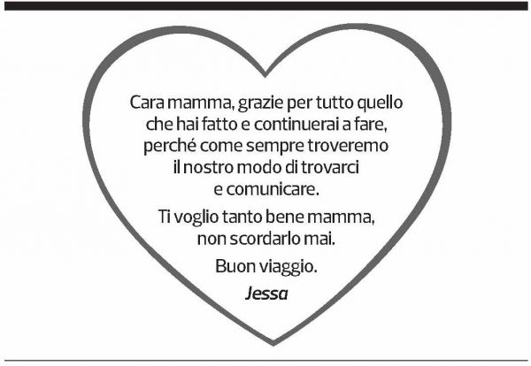 Annuncio funebre Antonella Ferrari Gnosca