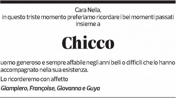 Annuncio funebre Enrico Frigerio