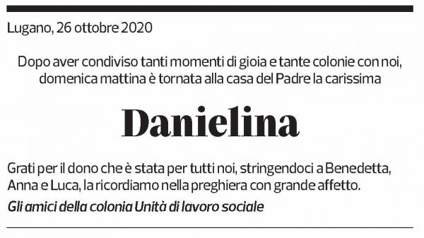 Annuncio funebre Daniela 