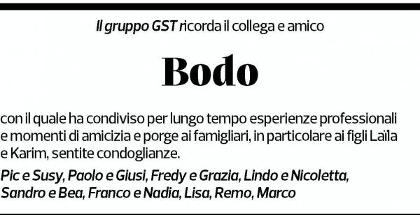 Annuncio funebre Bodo Douglas Von Alvensleben
