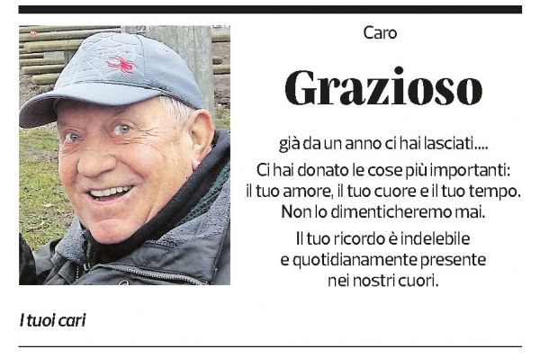Annuncio funebre Grazioso 