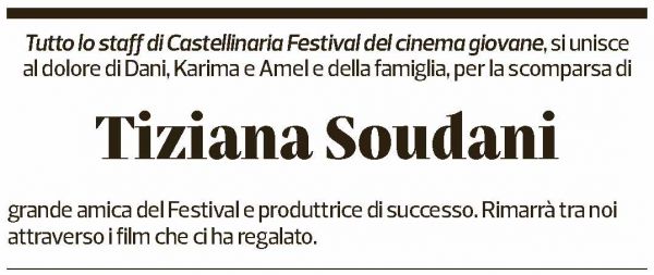 Annuncio funebre Tiziana Soudani